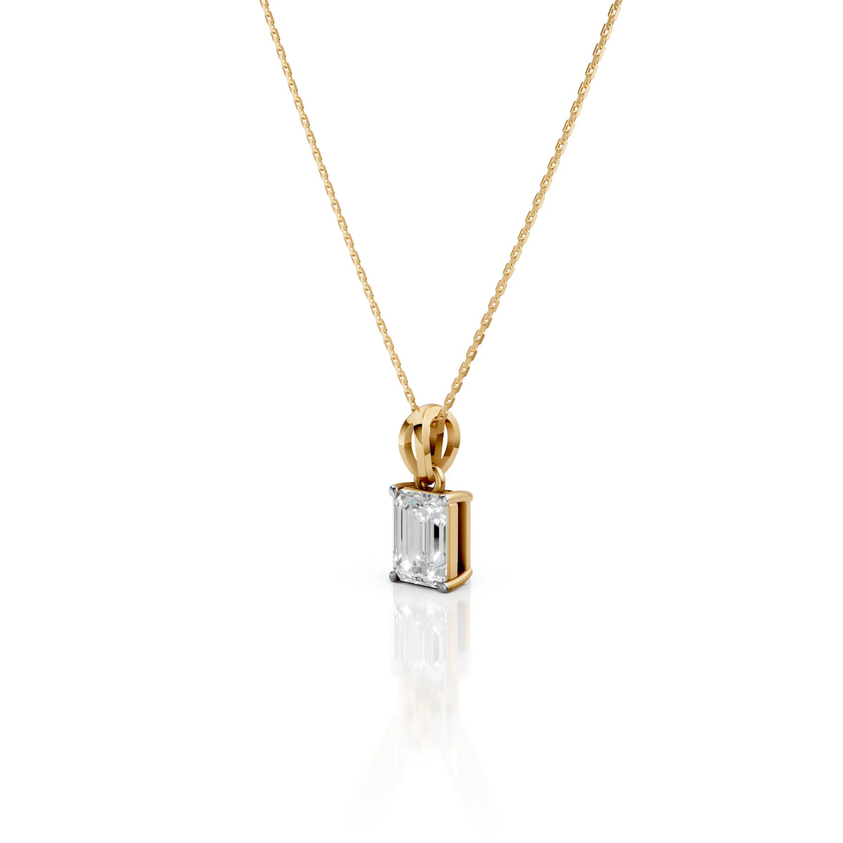 Emerald Shape Pendant