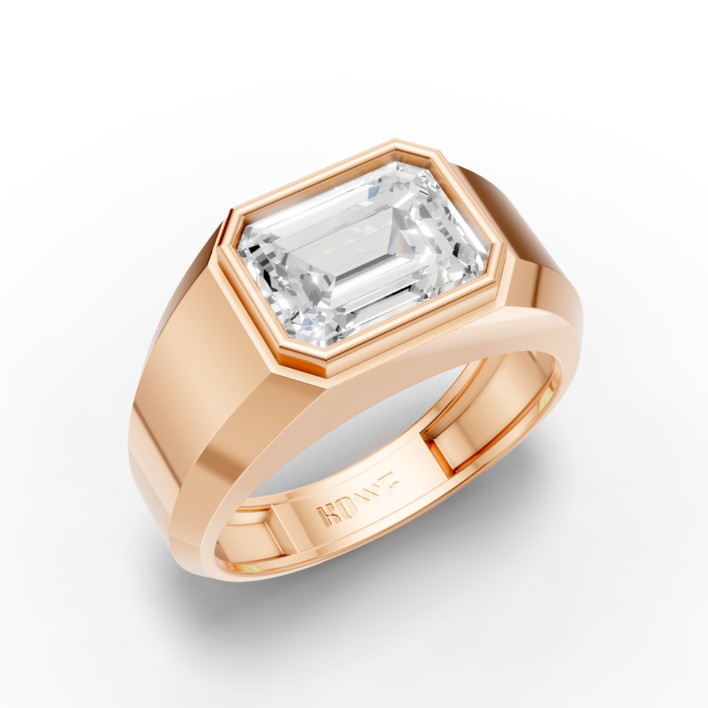 Emerald Bezel Ring