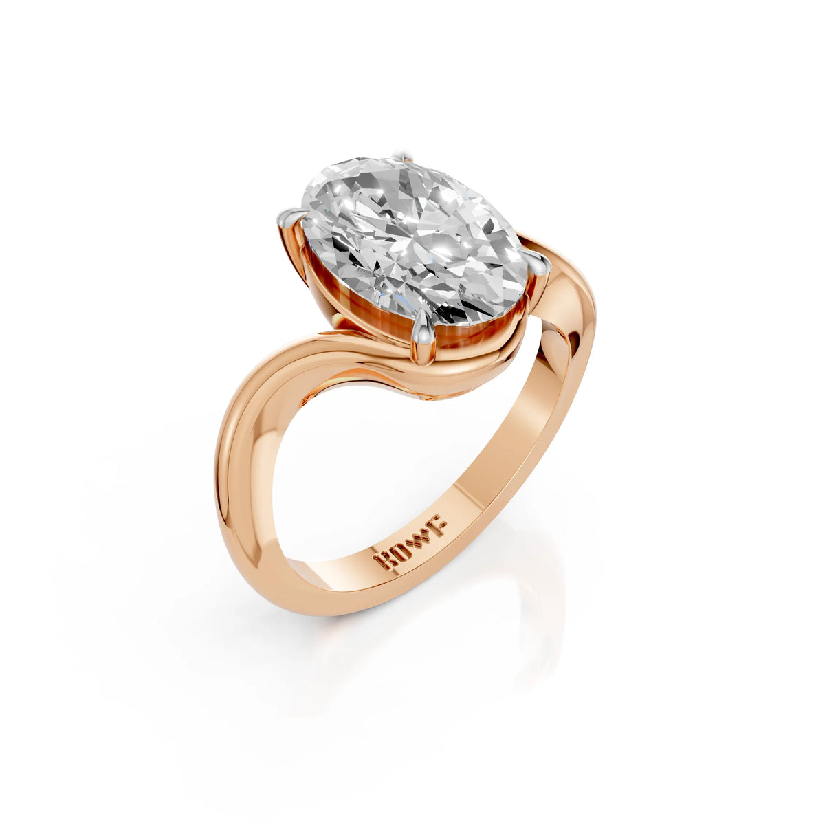 Oval Solitaire Ring