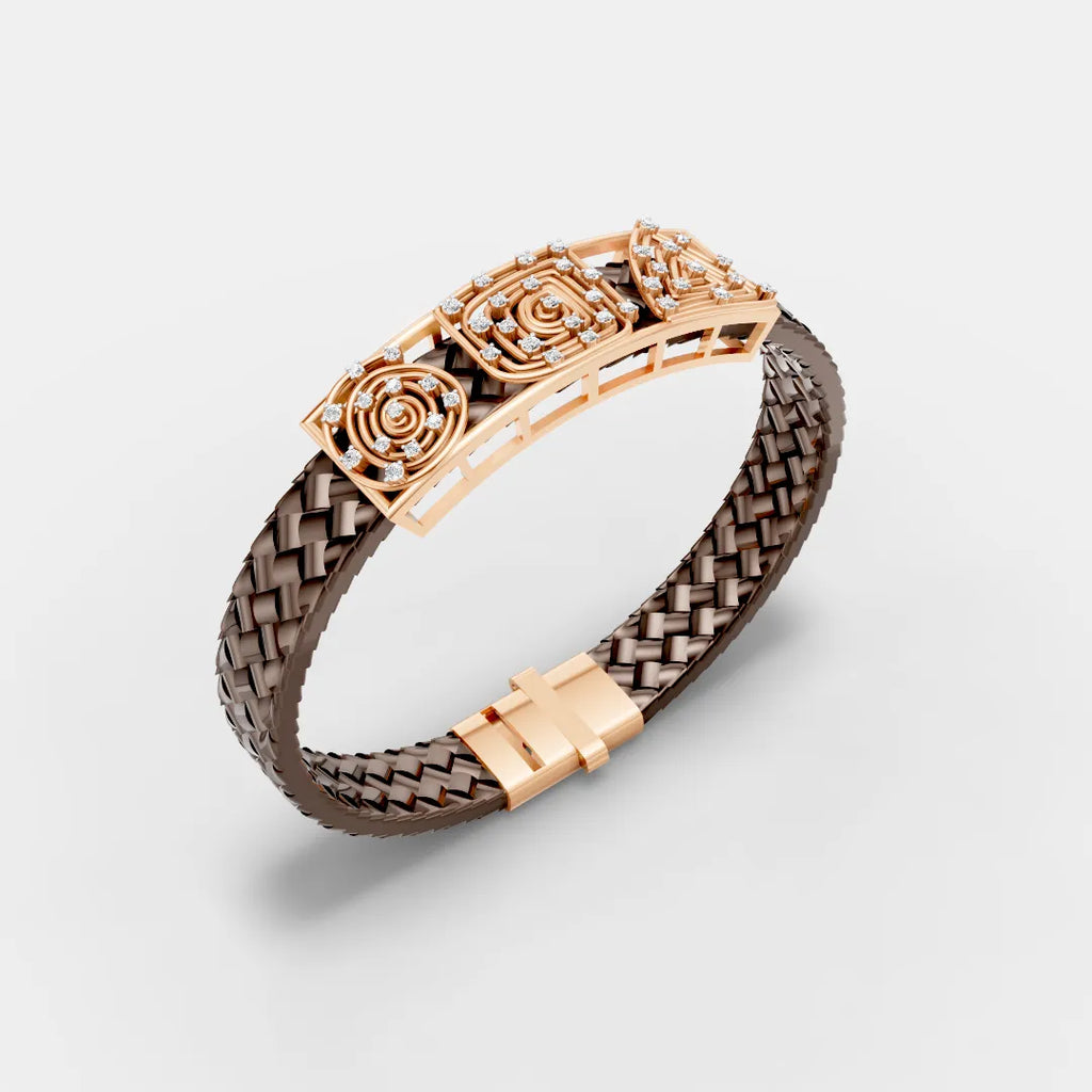 Artistic Spiral Leather Belt