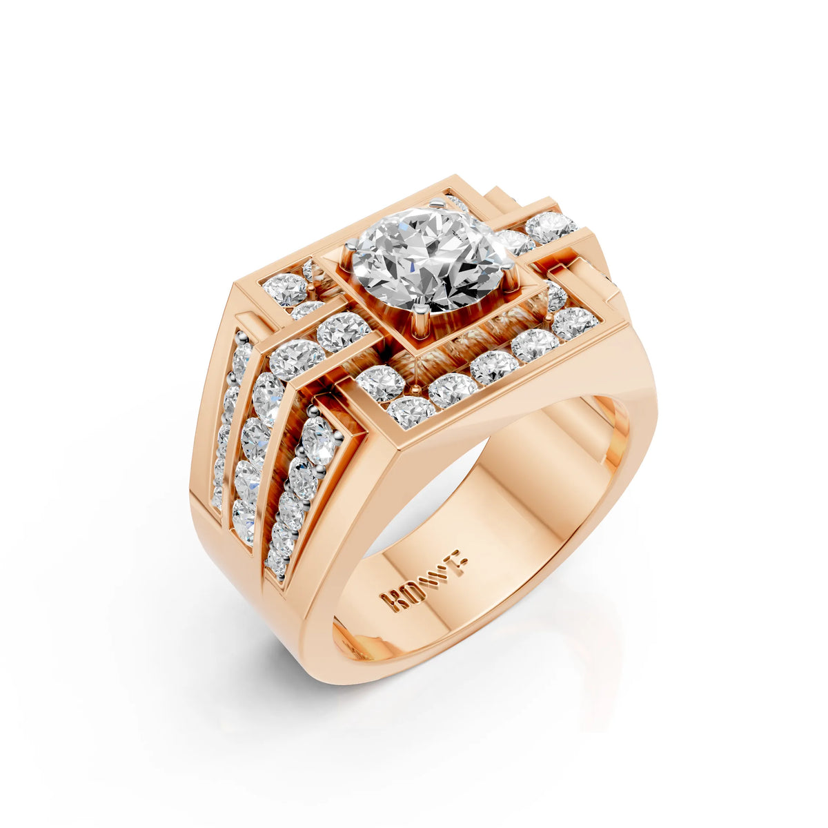 Imperial Fortress Diamond Men's Ring