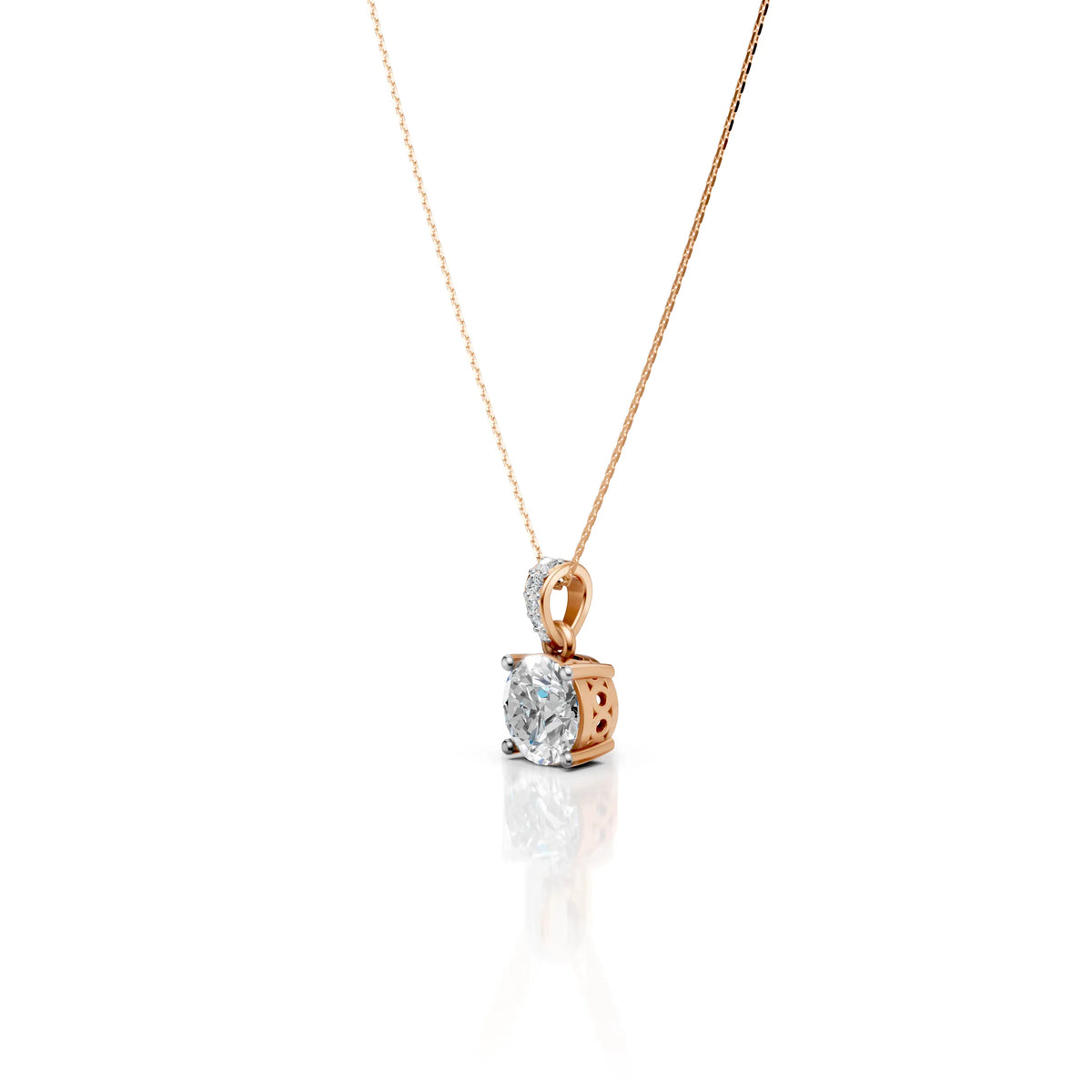 2 CT Portuguese CutPendant With Chain