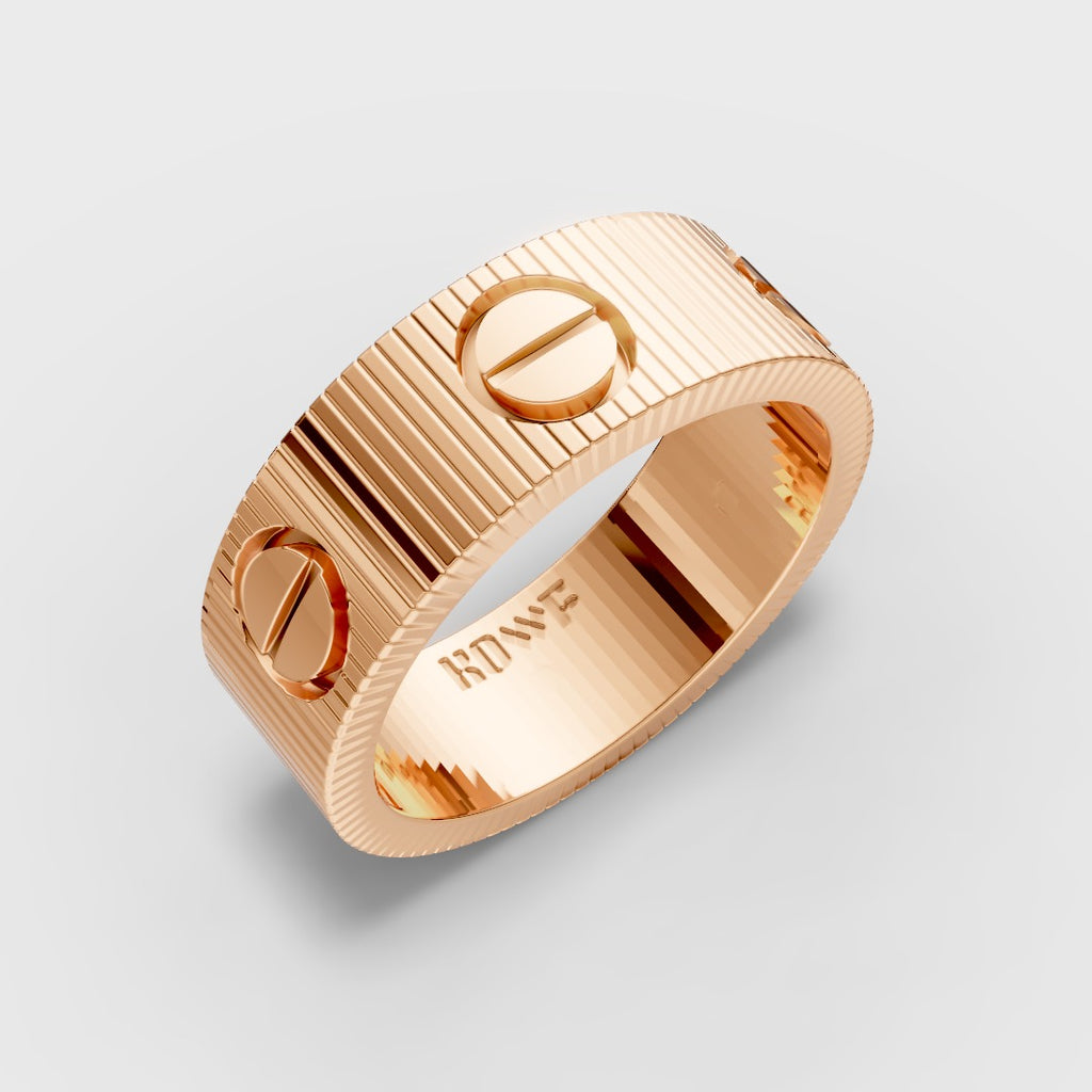 Screw-Motif Ring