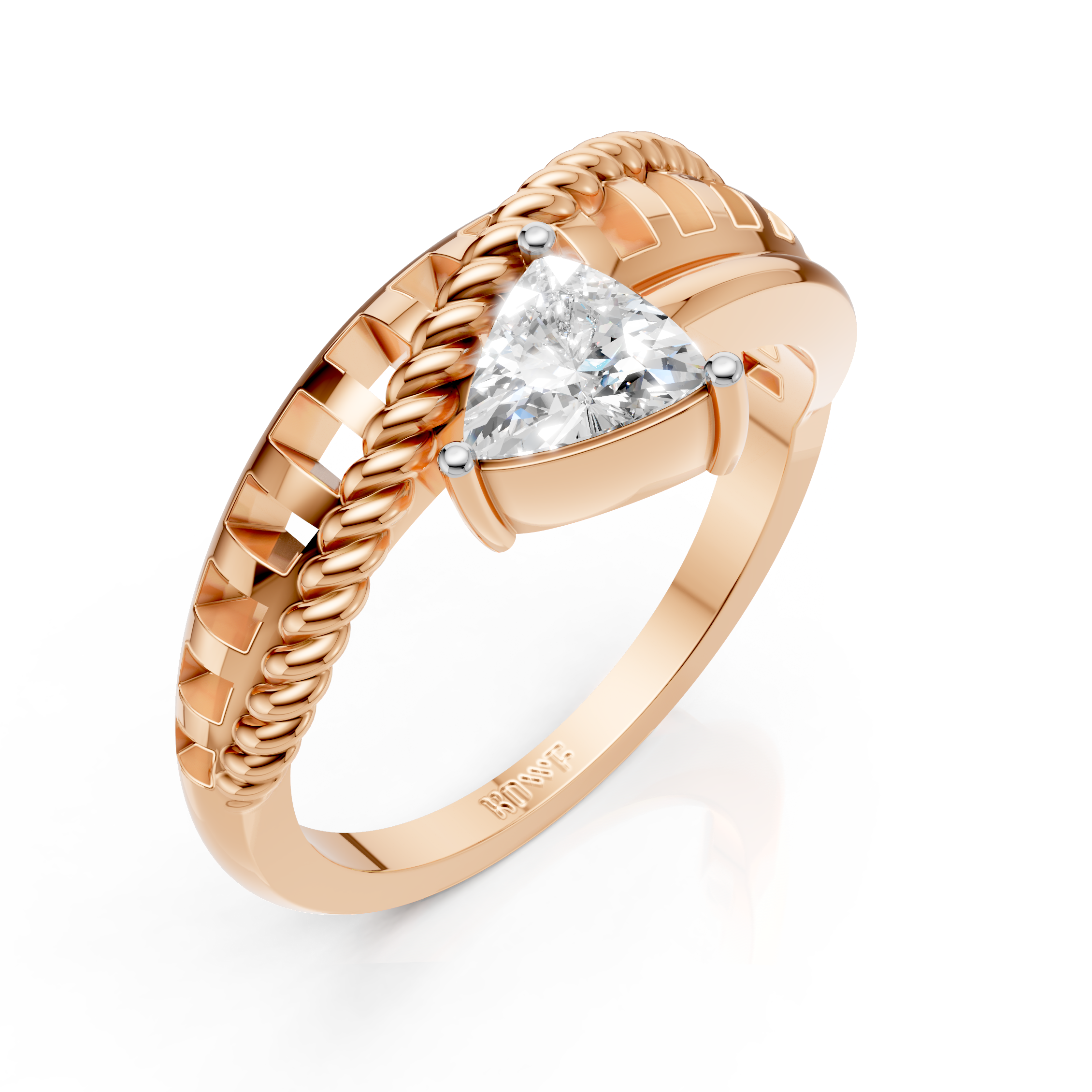 Trillion Twist Ring
