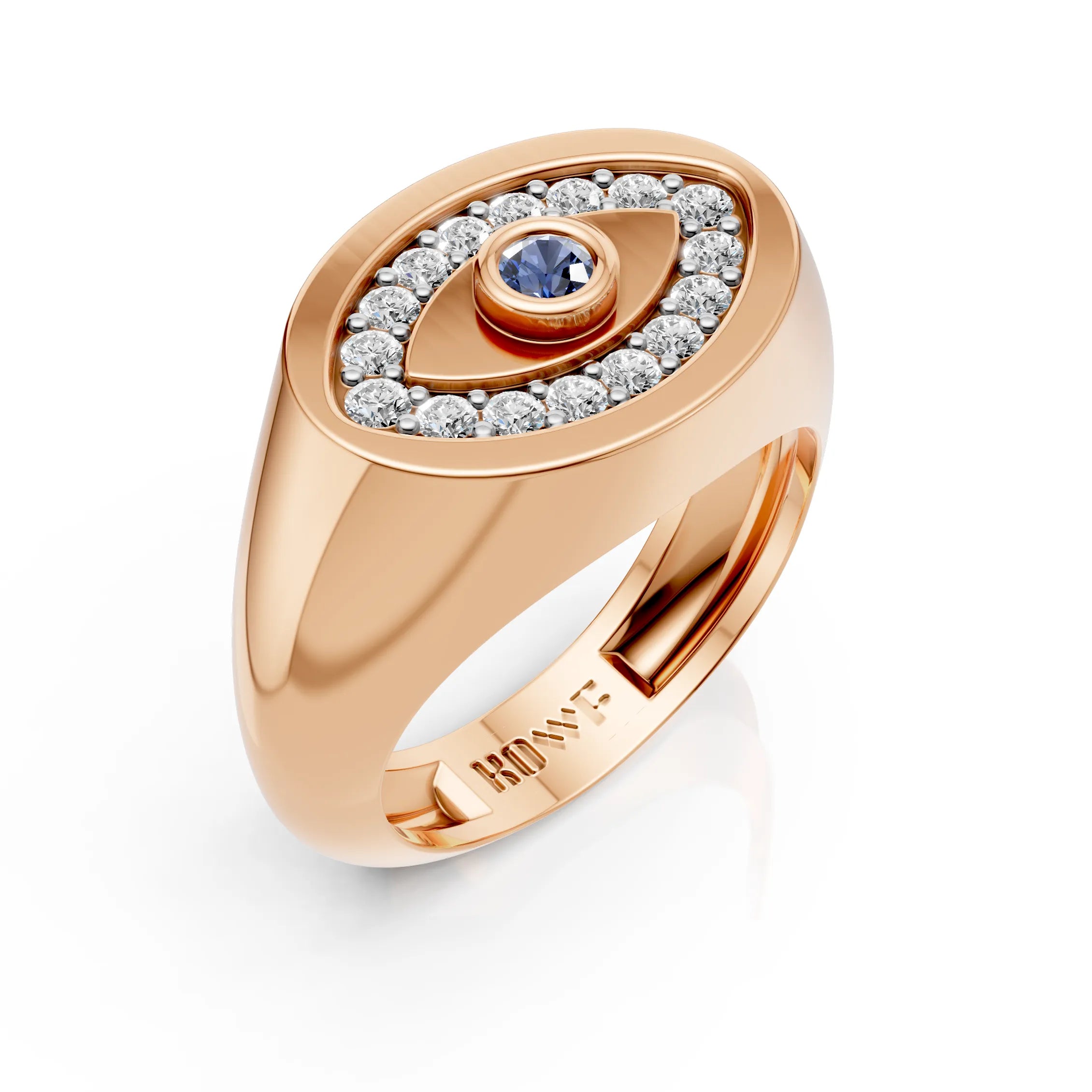 Evil Eye Signet Ring