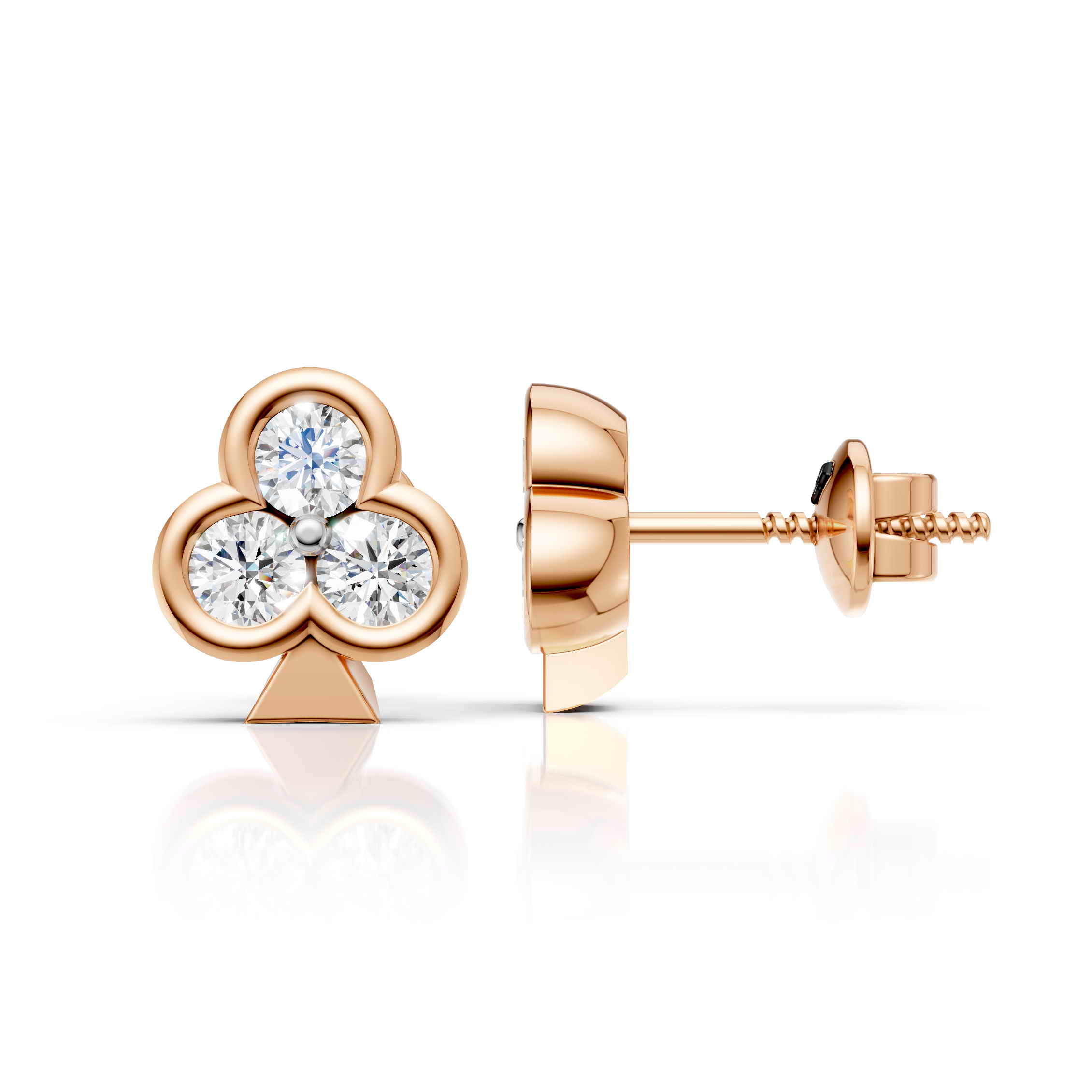 Trinity Trillion Earrings (1 Pair)