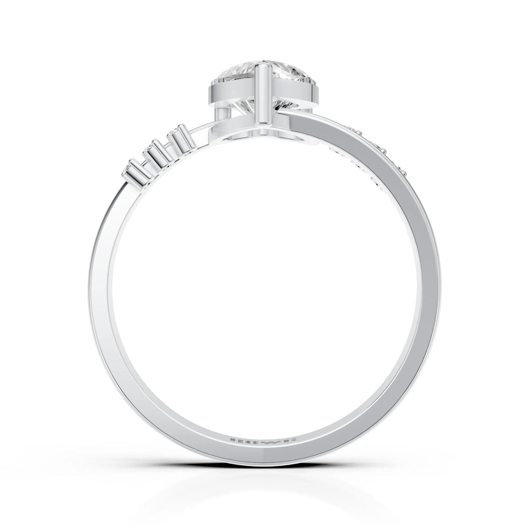 Sparkling Heart Ring