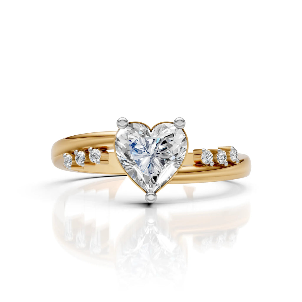 Sparkling Heart Ring