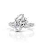 Oval Orbit Solitaire Ring