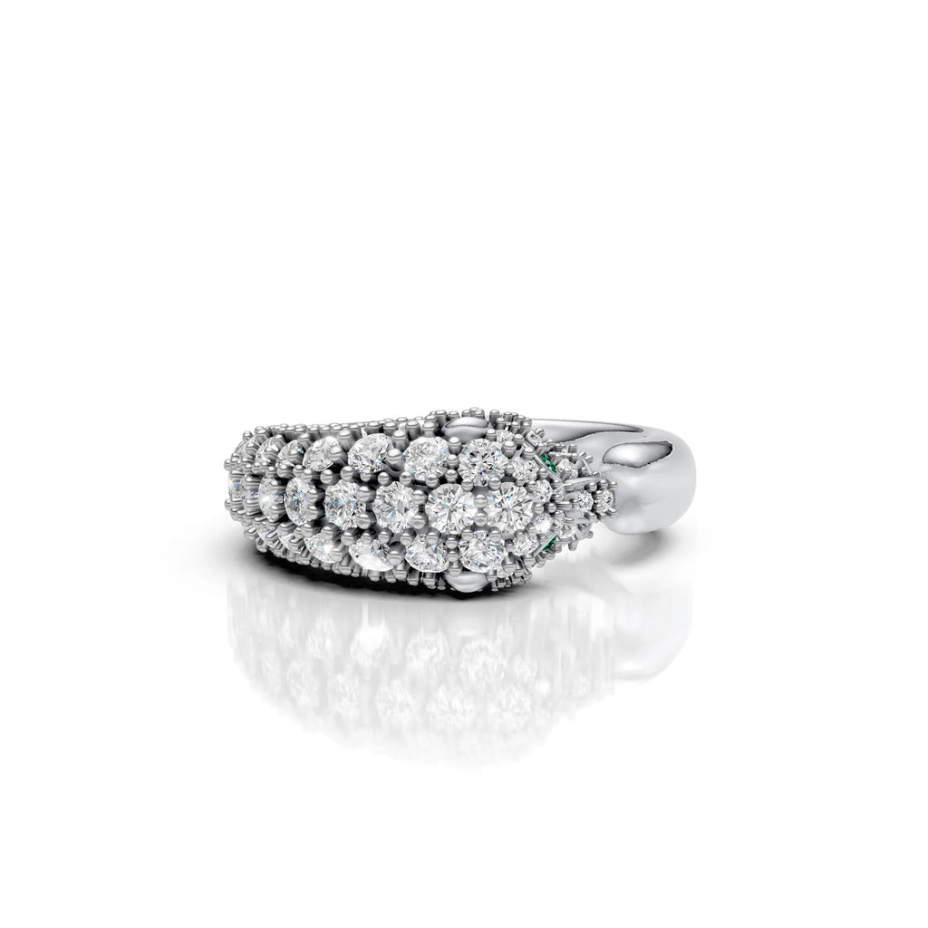 Diamond Leopard Luxe Ring
