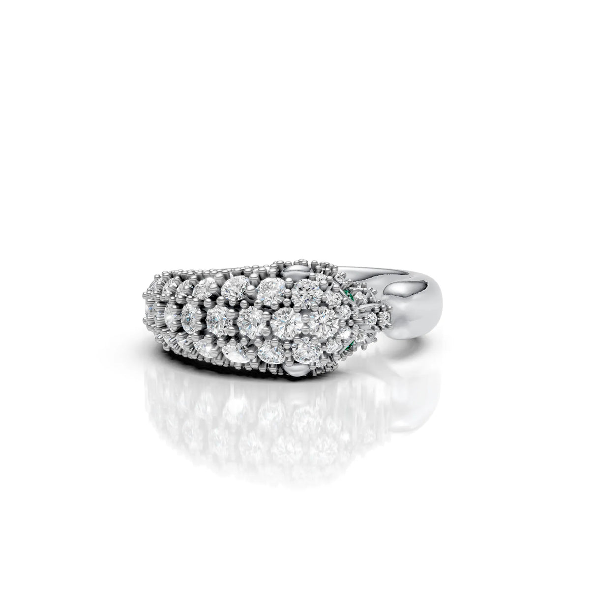 Diamond Leopard Luxe Ring
