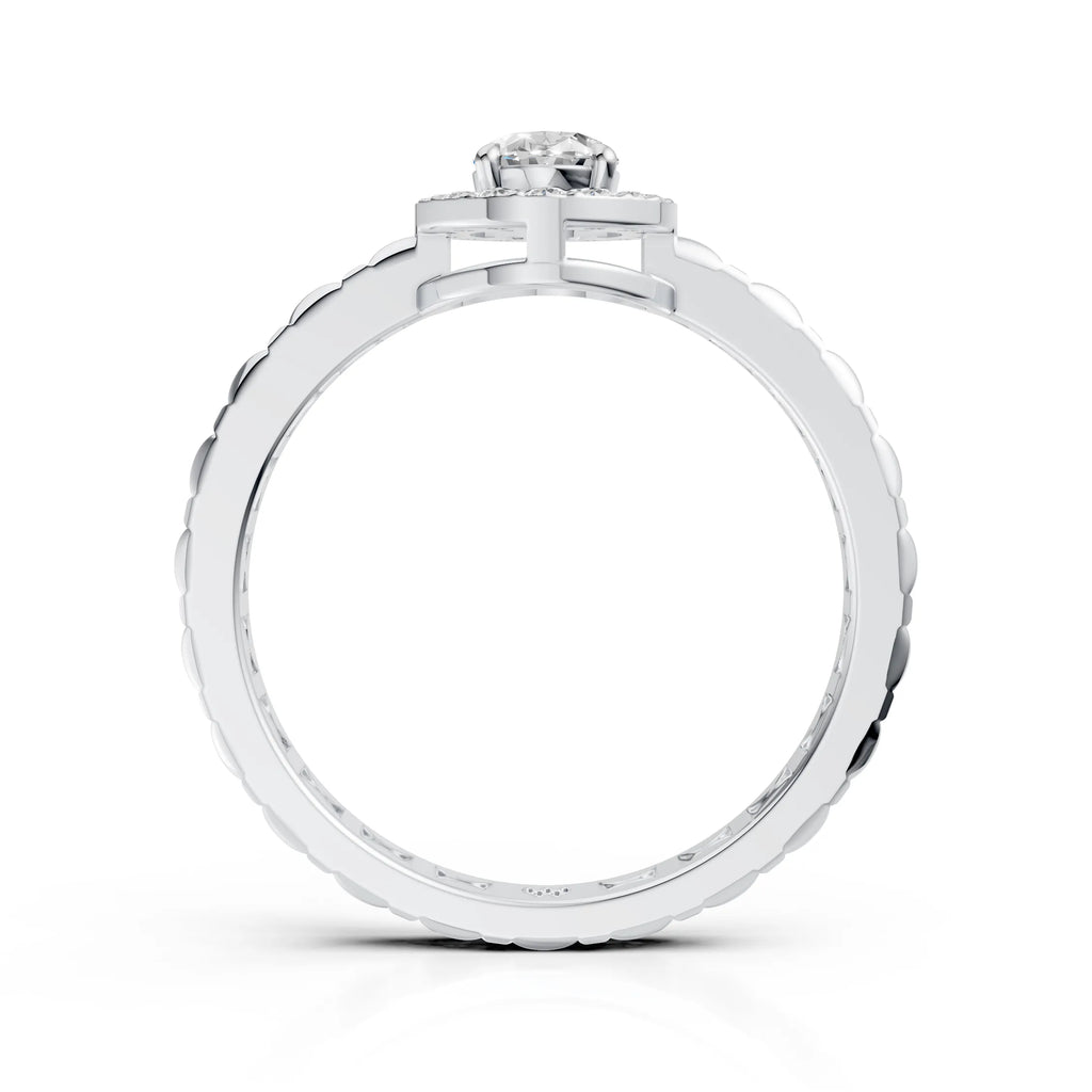 Oval Halo Ring