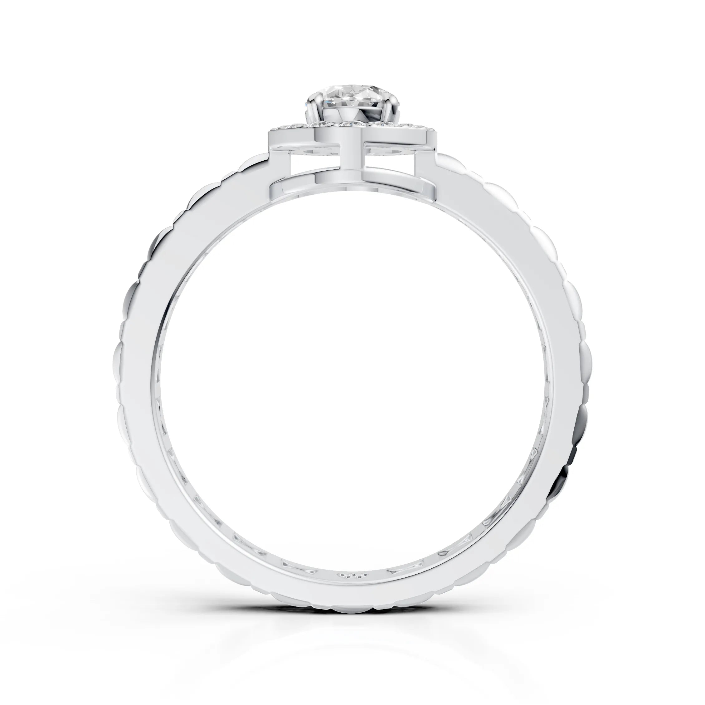 Oval Halo Ring