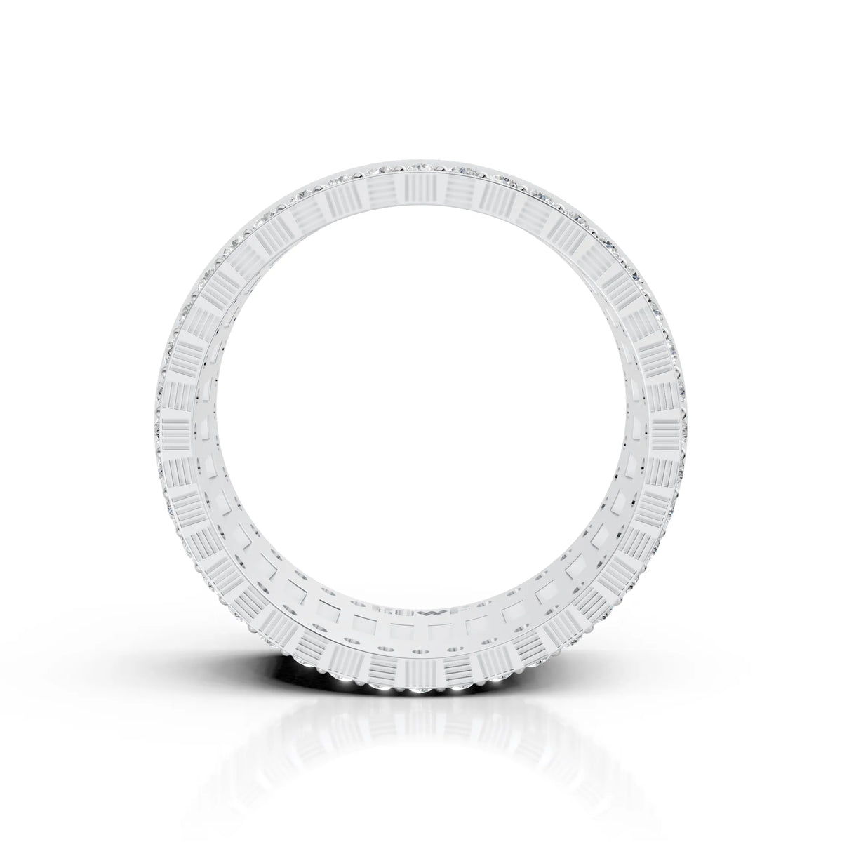 Multi-Color Baguette Eternity Band Ring