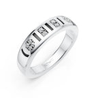 Architectural Diamond Band Ring