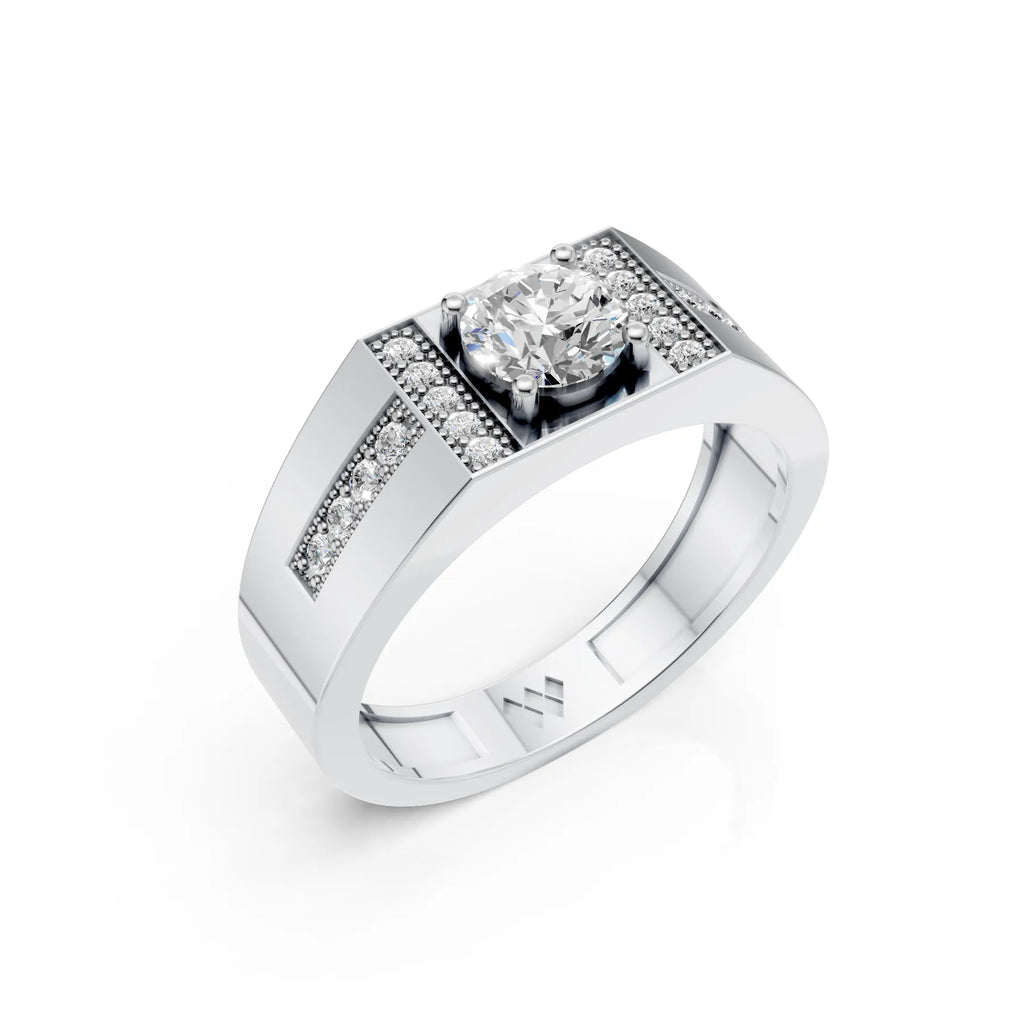 Classic Round Statement Ring