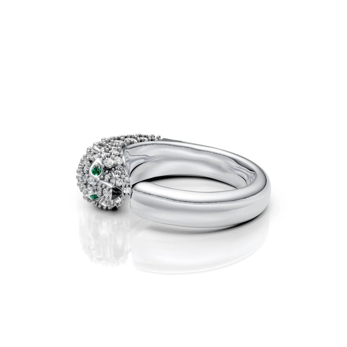 Diamond Leopard Luxe Ring
