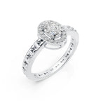 Oval Halo Ring