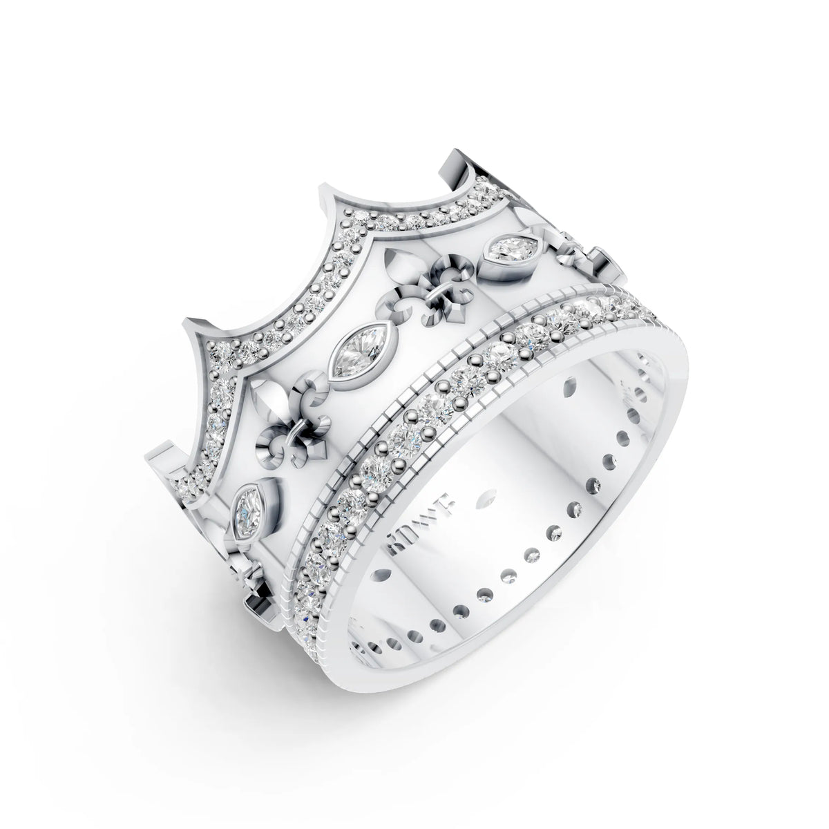 Royal Crown Ring with – Regal Elegance for Everyday Kings