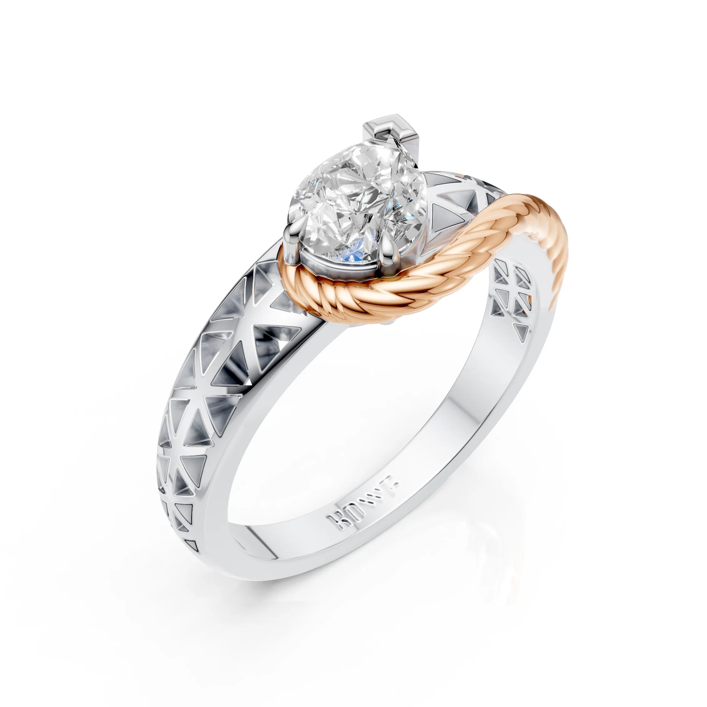 Pear Fusion Ring