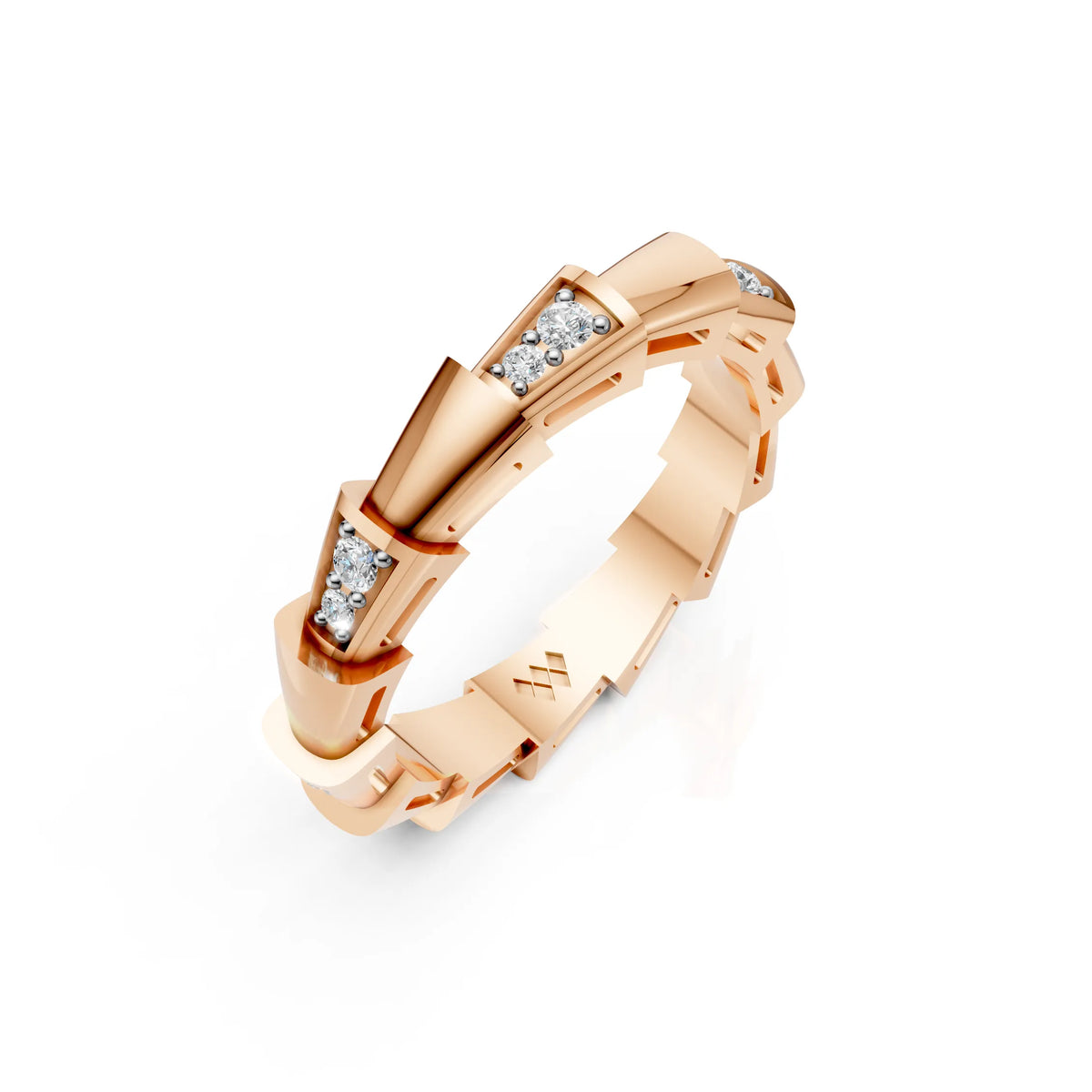 Diamond Buckle Ring