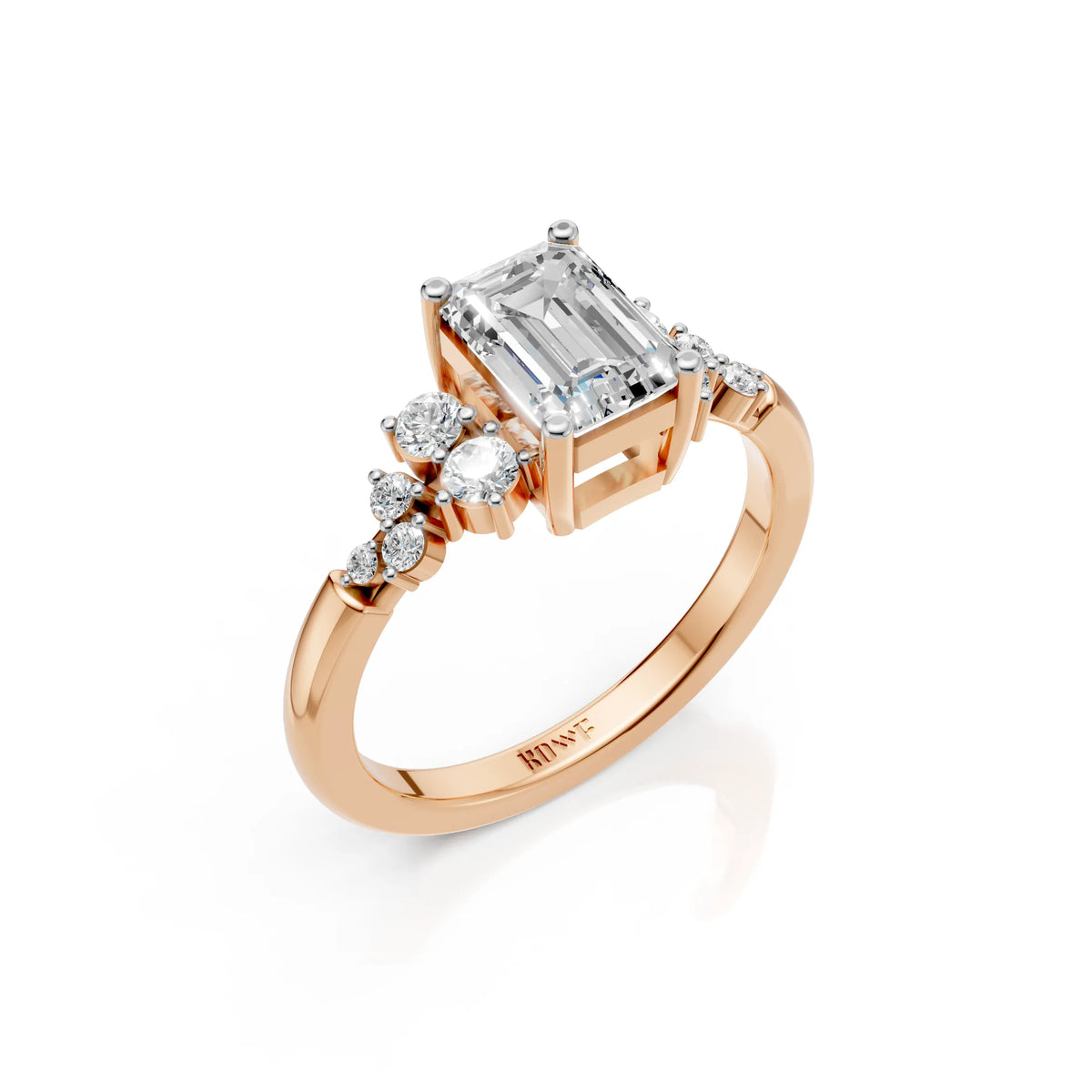 Emerald Cluste Ring