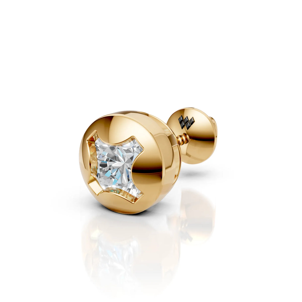 Orbit Frame Diamond Stud (1 PC)