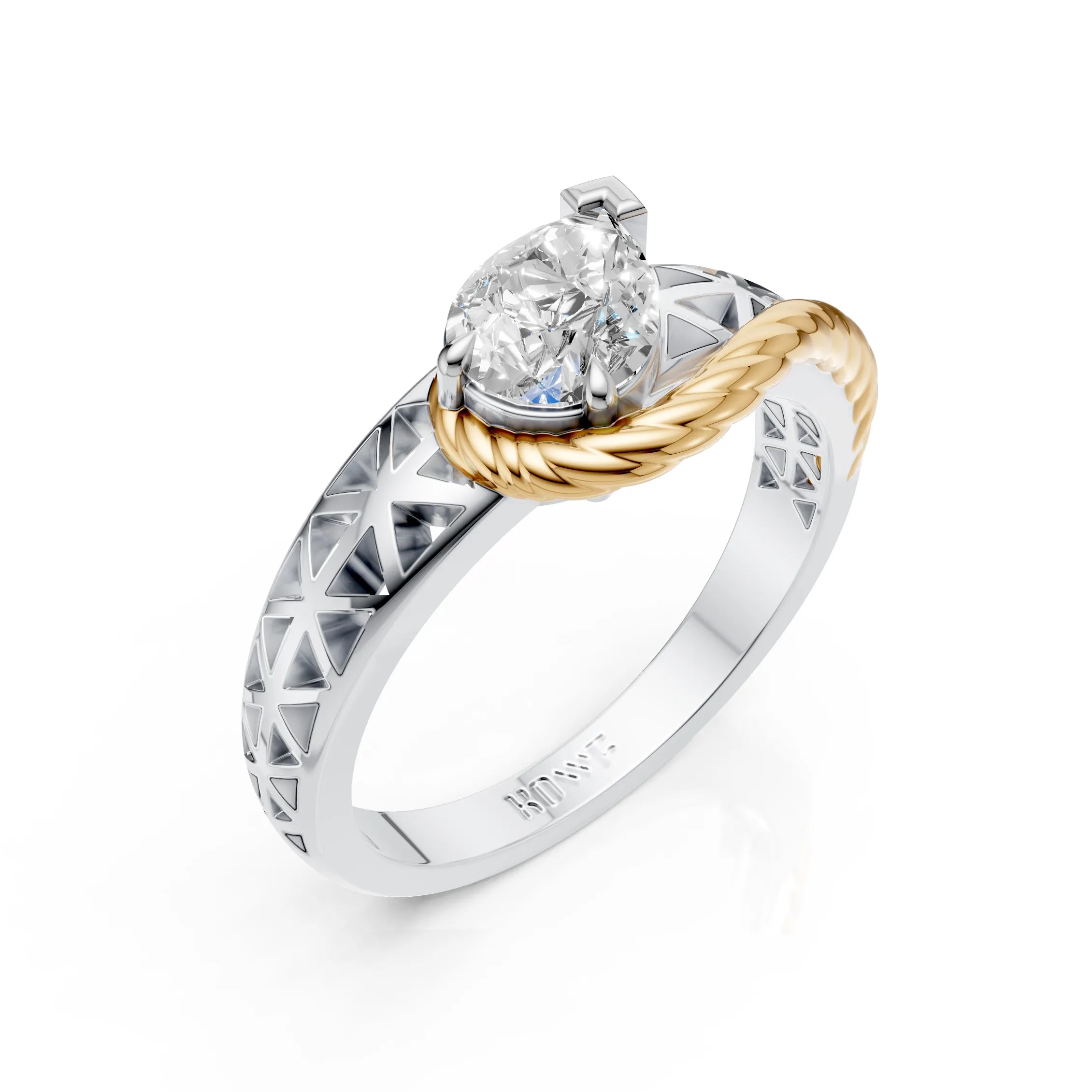 Pear Fusion Ring