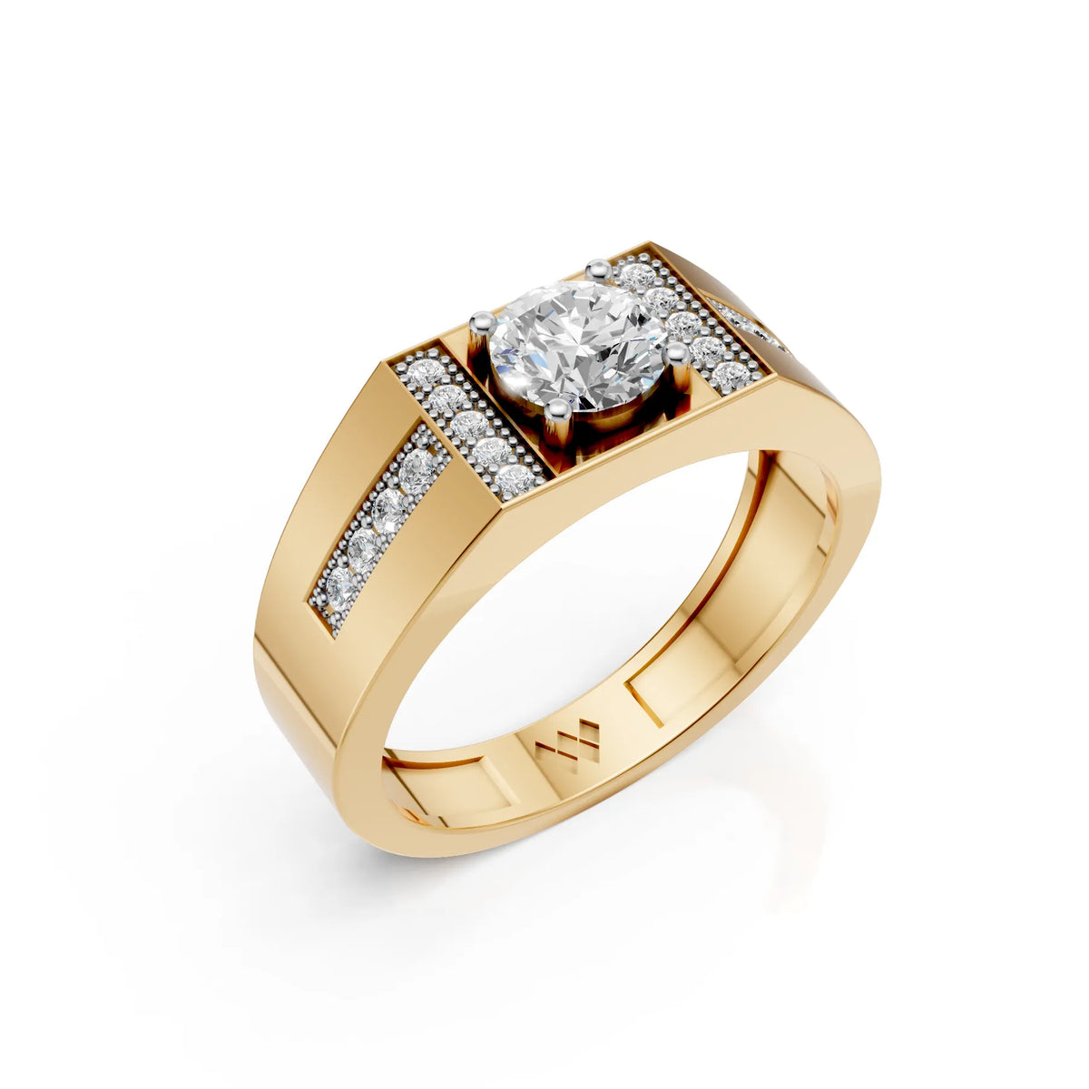 Classic Round Statement Ring