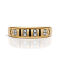 Architectural Diamond Band Ring