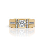 Classic Round Statement Ring