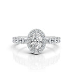 Oval Halo Ring