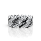 Black & White Cuban Ring