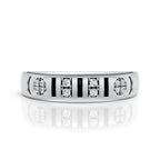 Architectural Diamond Band Ring