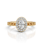 Oval Halo Ring