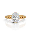 Oval Halo Ring