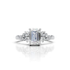 Emerald Cluste Ring