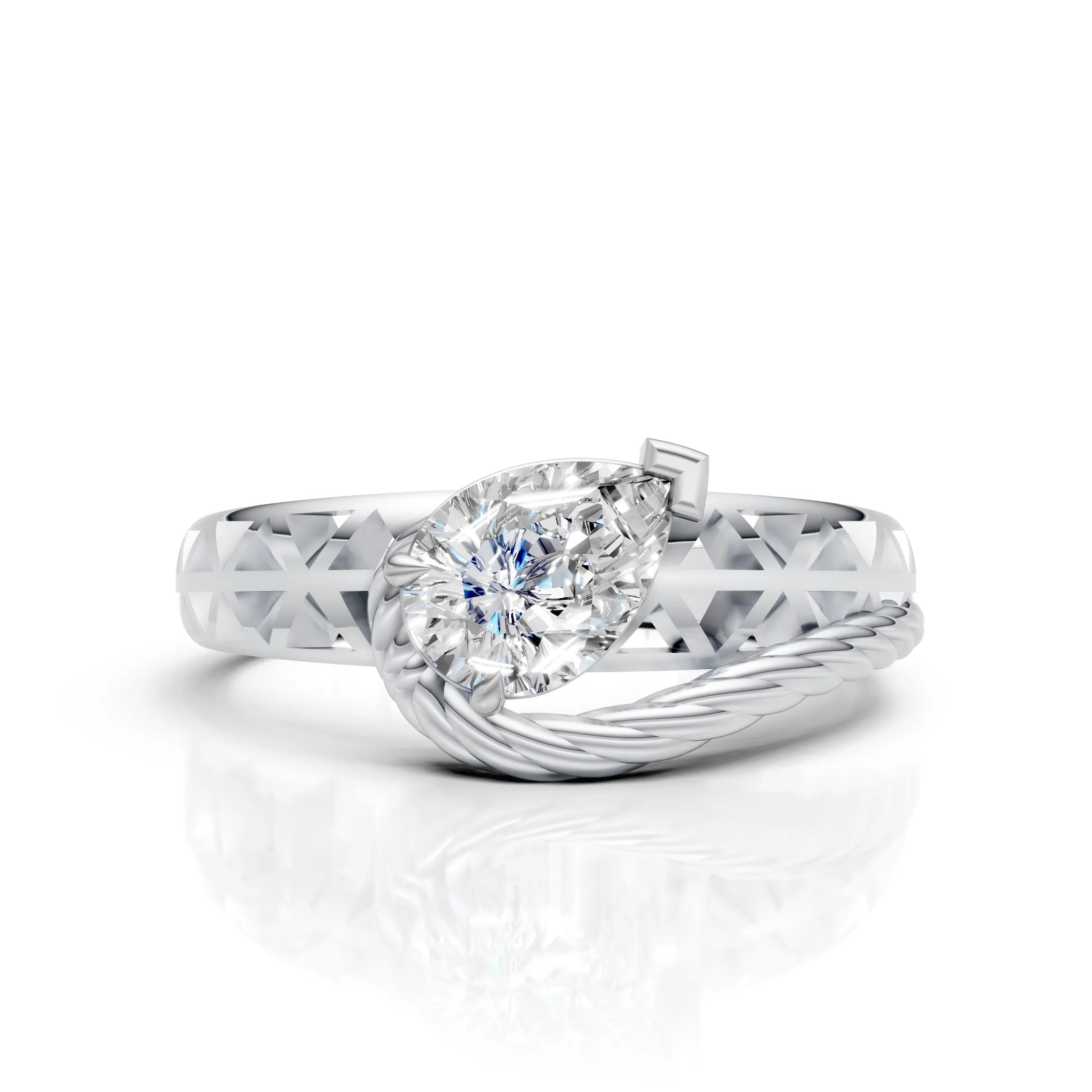 Pear Fusion Ring