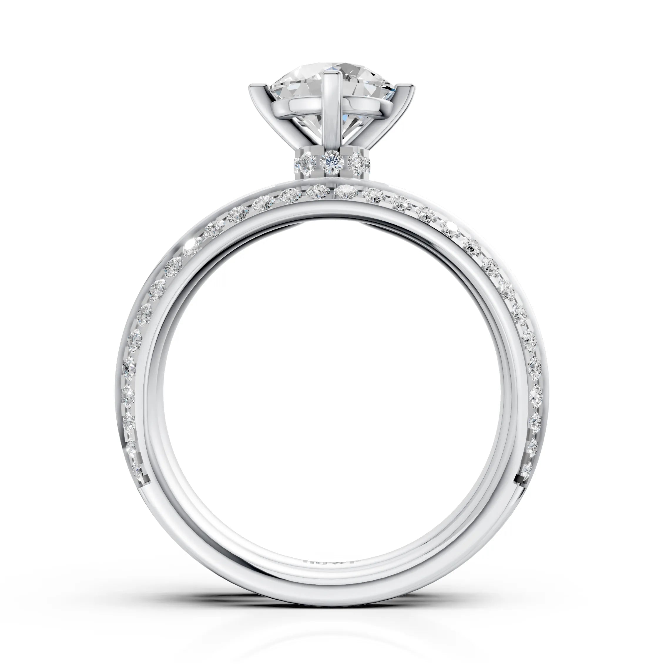 Premium Round Diamond Ring Set