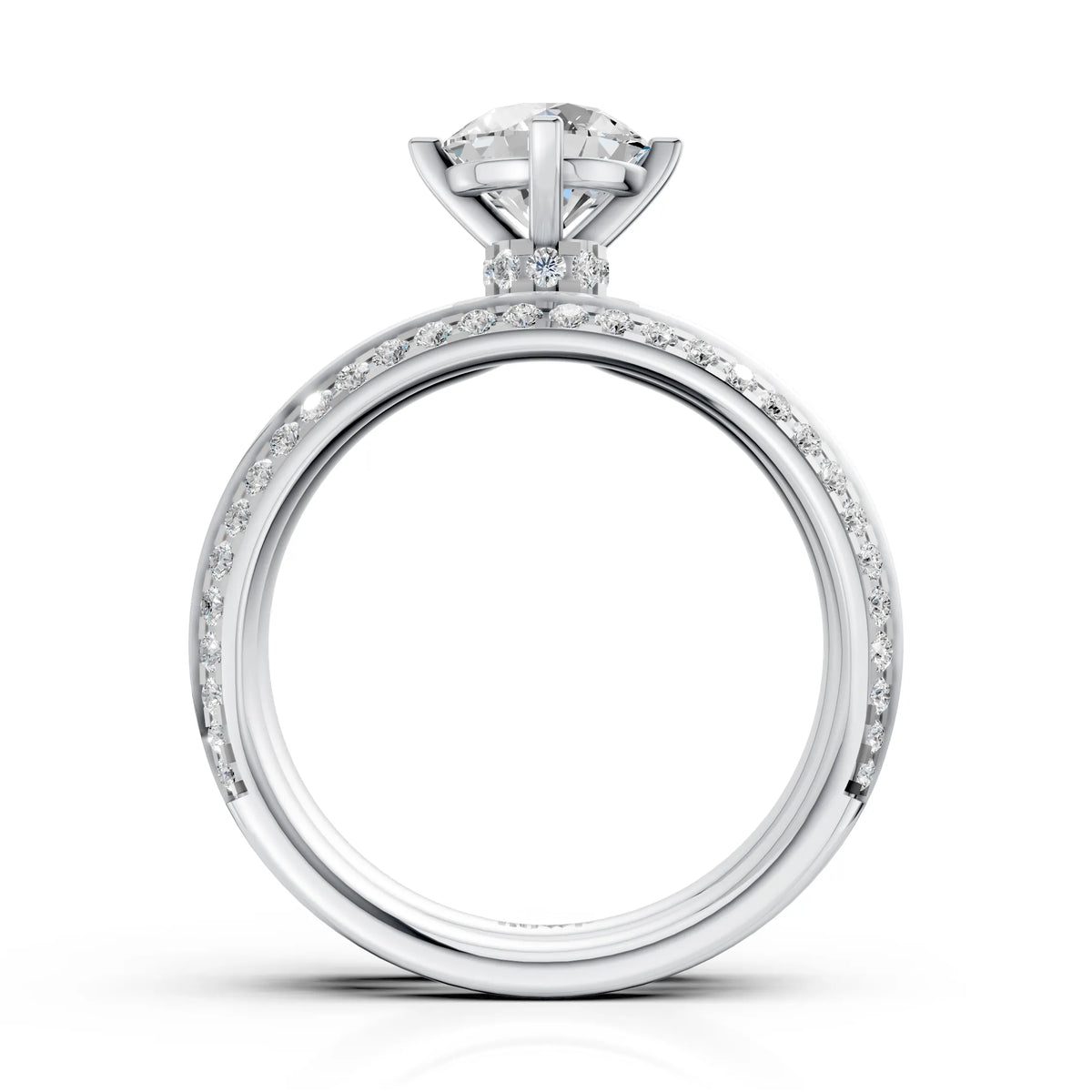 Premium Round Diamond Ring Set