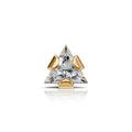 Triangle Edge Diamond Stud (1 PC)