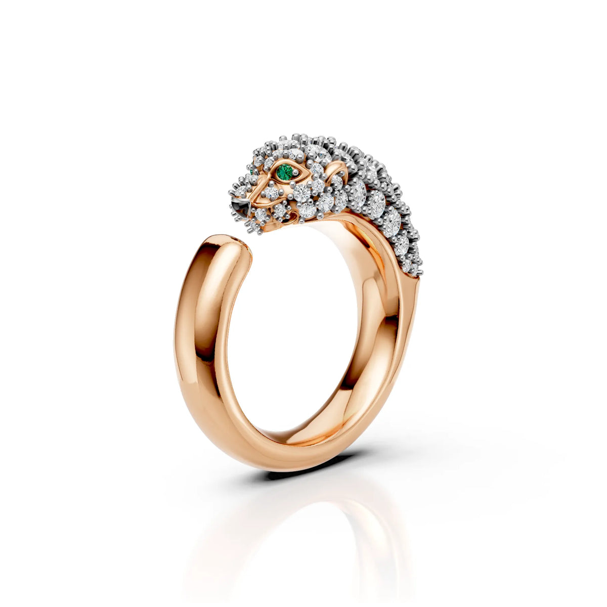 Diamond Leopard Luxe Ring