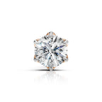 Classic Round Diamond Eight-Prong Stud