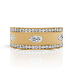 Luxury Marquise Cut Diamond Band