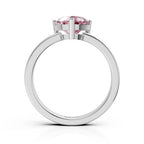 Heart Solitaire Ring For Women