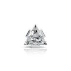 Triangle Edge Diamond Stud (1 PC)