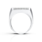 Diamond Grid Ring