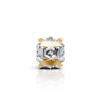 Hexagon Diamond Bar Claw Stud (1 PC)