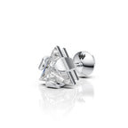 Triangle Edge Diamond Stud (1 PC)