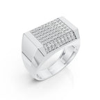 Diamond Grid Ring